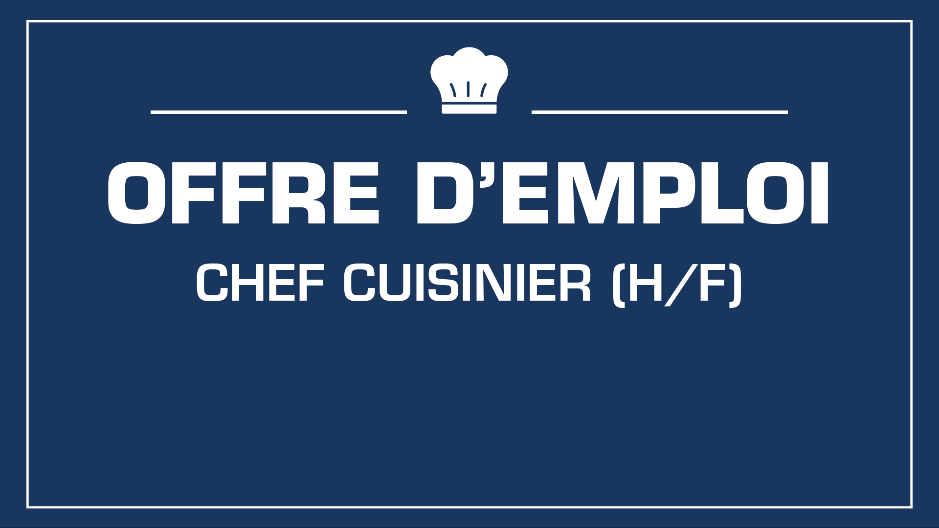 Le MHB Café recrute un chef cuisinier (H/F)